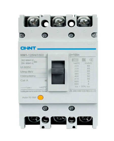 NM1-250H/3300 3P 160 A Interruptor De Fuerza Fijo NM1-250H/3300 Chint