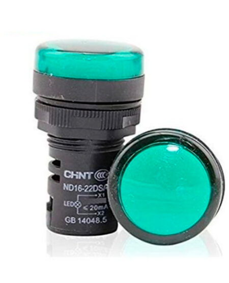 nd16-22ds/4 Piloto De Señalizacion Pvc Verde, Ø 22Mm, Voltaje 220 Vac.