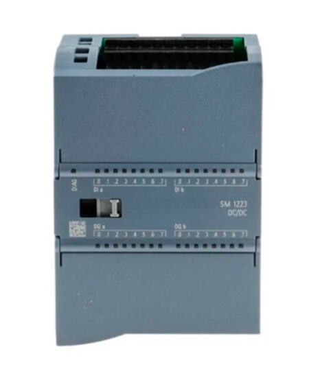 SIMATIC S7-1200, E/S digitales SM 1223, 16 DI/16 DO, 16 DI DC 24V,
Sink/Source, 16 DO, Transistor 0,5 A