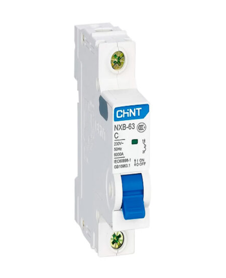 NXB-63  1×6 Interruptor Termomagnetico NXB-63 6Ka Curva C Chint
