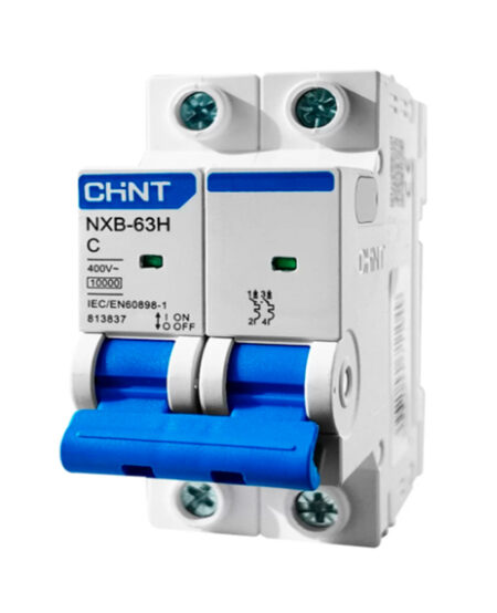 NXB-63H 2×10 Interruptor Termomagnetico NXB-63H 10Ka Curva C Chint